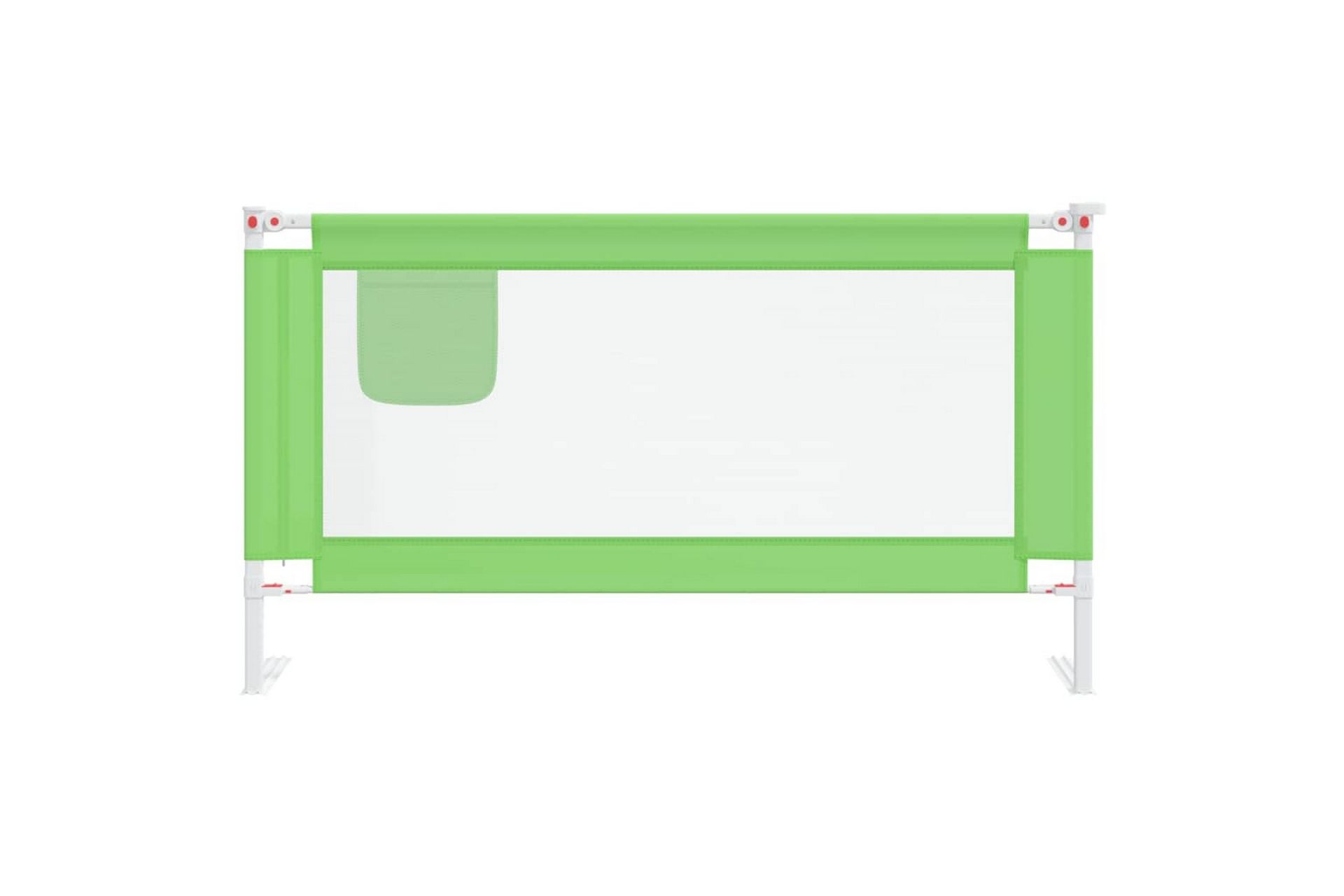 Turvalaita sänkyyn vihreä 150x25 cm kangas - Vihreä - Huonekalut - Lasten kalusteet - Lastensängyt & juniorisängyt