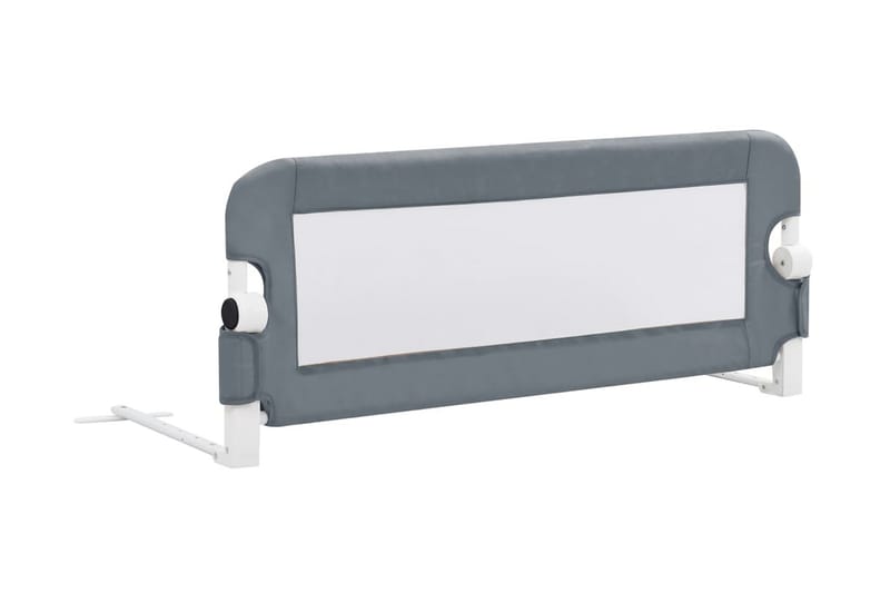 Turvalaita sänkyyn polyesteri 102x42 cm harmaa - Harmaa - Huonekalut - Lasten kalusteet - Lastensängyt & juniorisängyt