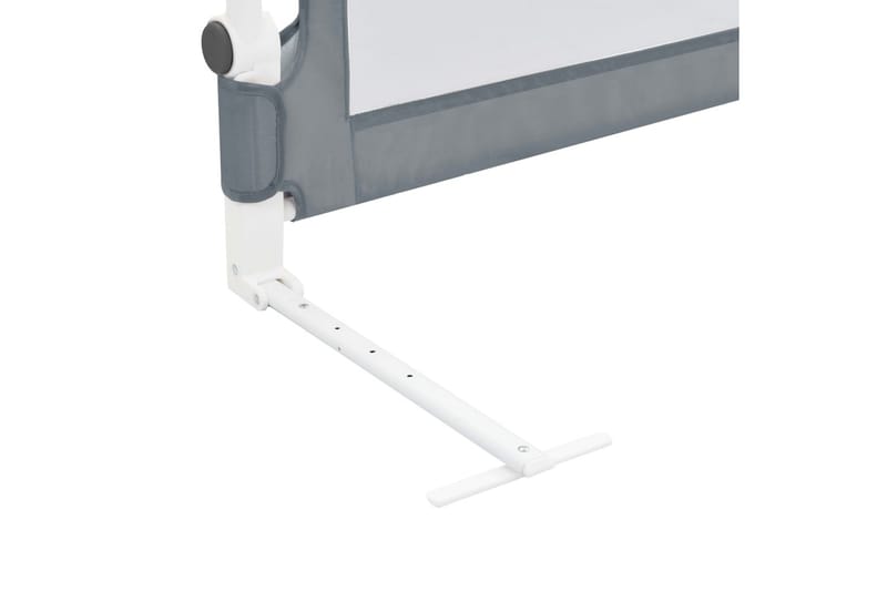 Turvalaita sänkyyn polyesteri 150x42 cm harmaa - Harmaa - Huonekalut - Lasten kalusteet - Lastensängyt & juniorisängyt