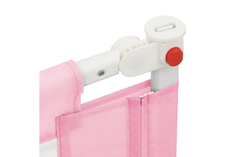 Turvalaita sänkyyn pinkki 90x25 cm kangas - Pinkki - Huonekalut - Lasten kalusteet - Lastensängyt & juniorisängyt