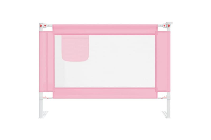 Turvalaita sänkyyn pinkki 90x25 cm kangas - Pinkki - Huonekalut - Lasten kalusteet - Lastensängyt & juniorisängyt