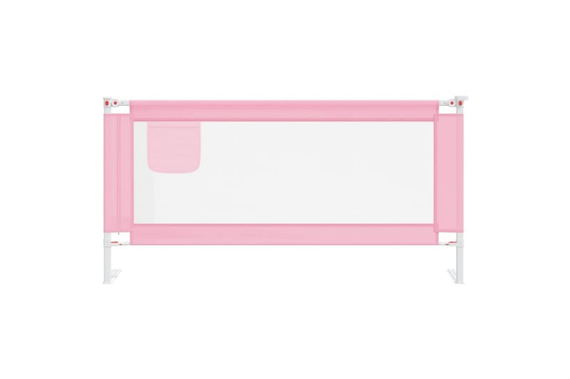 Turvalaita sänkyyn pinkki 180x25 cm kangas - Pinkki - Huonekalut - Lasten kalusteet - Lastensängyt & juniorisängyt