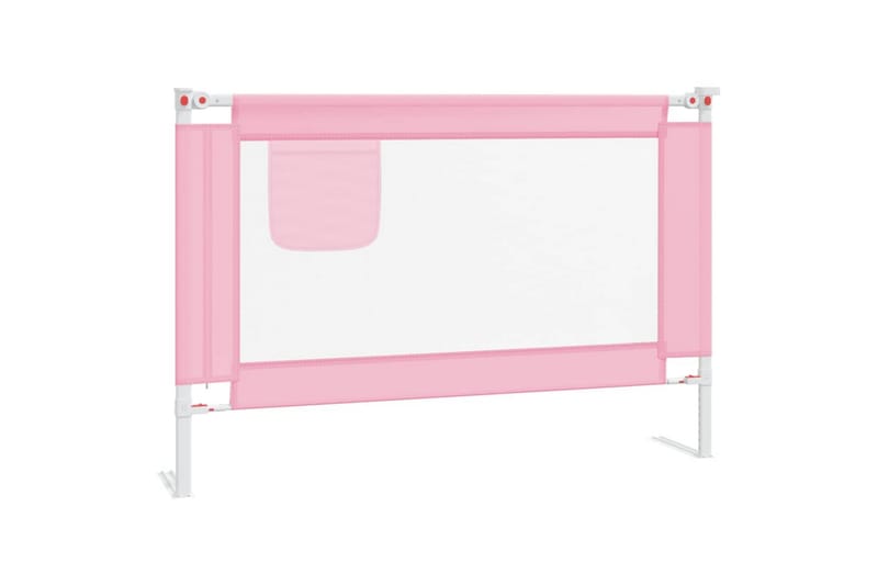 Turvalaita sänkyyn pinkki 100x25 cm kangas - Pinkki - Huonekalut - Lasten kalusteet - Lastensängyt & juniorisängyt