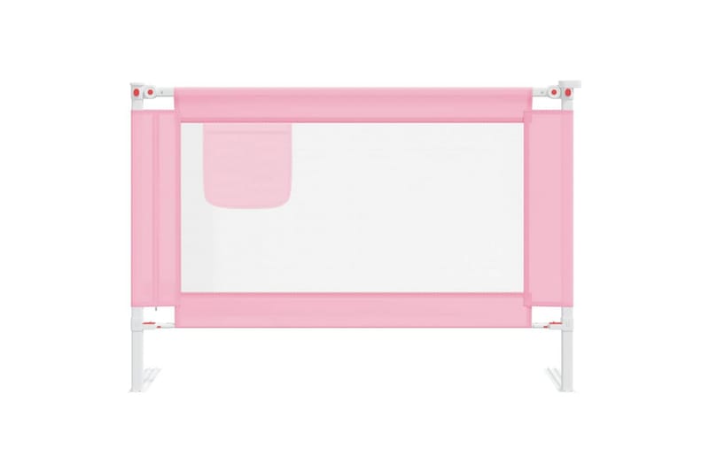 Turvalaita sänkyyn pinkki 100x25 cm kangas - Pinkki - Huonekalut - Lasten kalusteet - Lastensängyt & juniorisängyt