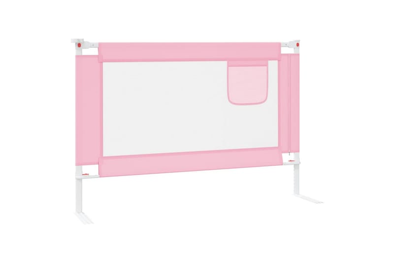 Turvalaita sänkyyn pinkki 100x25 cm kangas - Pinkki - Huonekalut - Lasten kalusteet - Lastensängyt & juniorisängyt