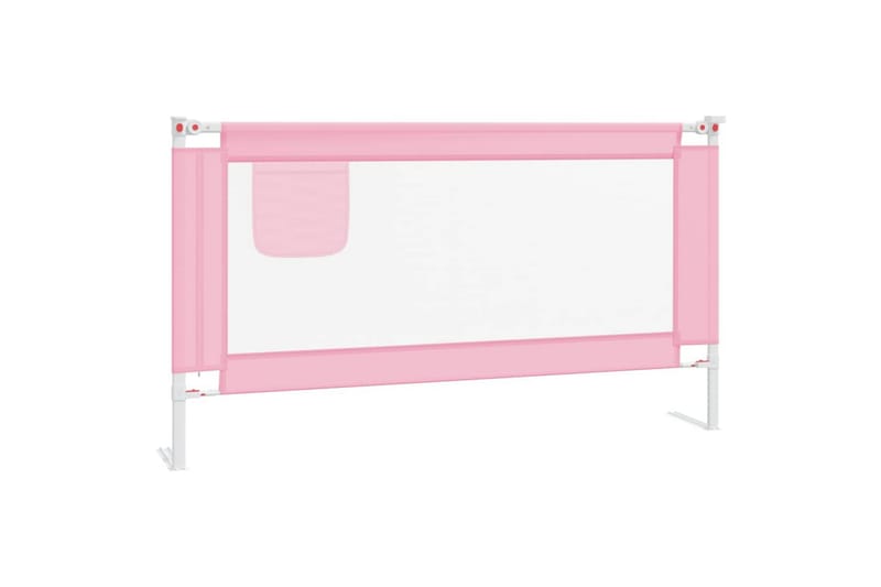 Turvalaita sänkyyn pinkki 150x25 cm kangas - Pinkki - Huonekalut - Lasten kalusteet - Lastensängyt & juniorisängyt