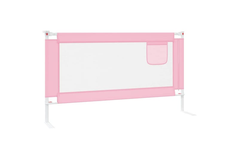 Turvalaita sänkyyn pinkki 150x25 cm kangas - Pinkki - Huonekalut - Lasten kalusteet - Lastensängyt & juniorisängyt