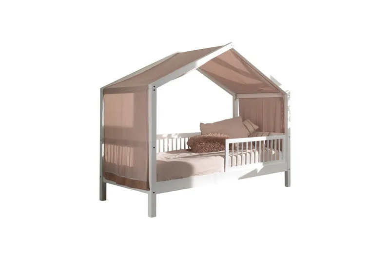 Unisänky turvakaiteella ja tekstiilisarjalla Forrest Valkoinen, Valkoinen