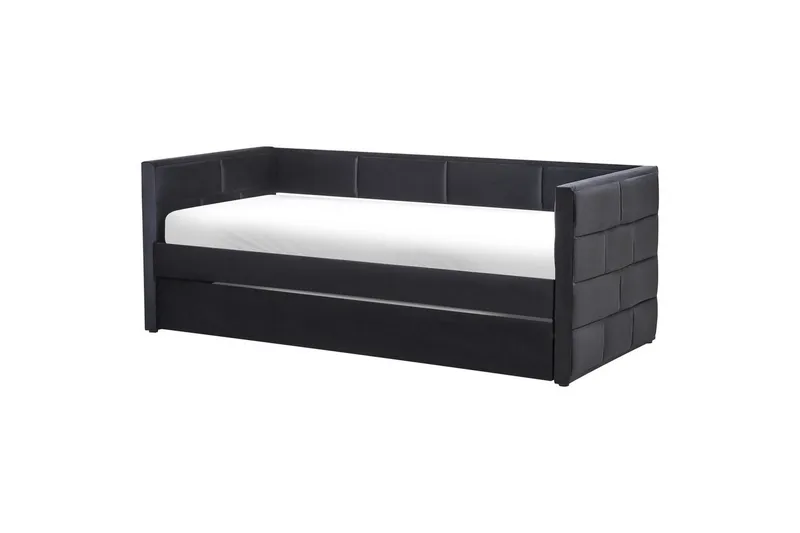 Vedettävä sänky Chavonne - Musta - Huonekalut - Lasten kalusteet - Lastensängyt & juniorisängyt - Tavallinen lastensänky