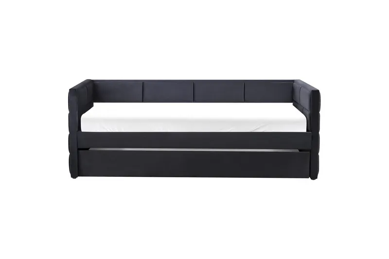 Vedettävä sänky Chavonne - Musta - Huonekalut - Lasten kalusteet - Lastensängyt & juniorisängyt - Tavallinen lastensänky