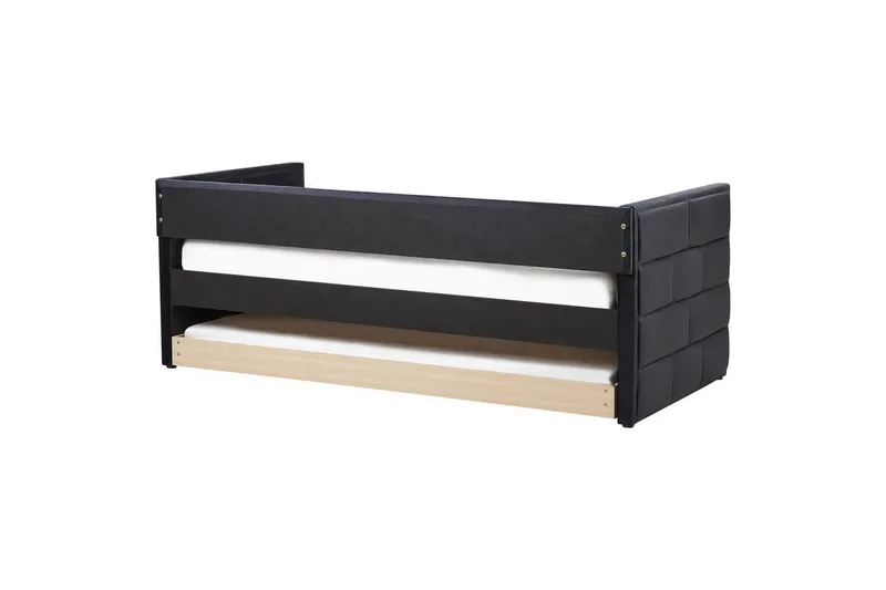 Vedettävä sänky Chavonne - Musta - Huonekalut - Lasten kalusteet - Lastensängyt & juniorisängyt - Tavallinen lastensänky