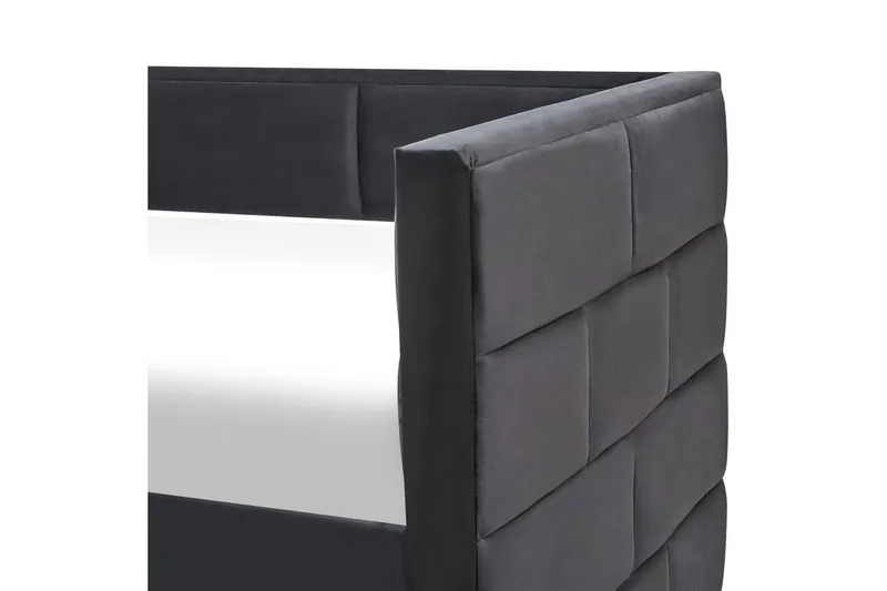 Vedettävä sänky Chavonne - Musta - Huonekalut - Lasten kalusteet - Lastensängyt & juniorisängyt - Tavallinen lastensänky