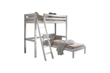 Yhden hengen sänky ja yhteensopiva rullattava sälepohja Pino Mezzanine 90 x 200 cm - 90 x 200 cm - Huonekalut - Lasten kalusteet - Lastensängyt & juniorisängyt - Tavallinen lastensänky