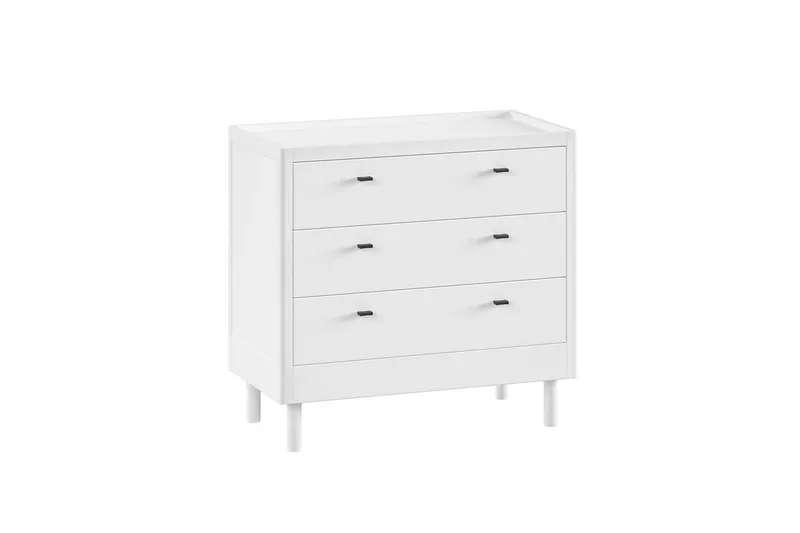 Spjälsäng med byrå garderob Jaxx Forrest Jaxx White - Huonekalut - Lasten kalusteet - Lasten huonekalusetti