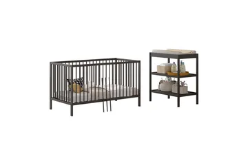 Spjälsäng med skötbord Jaxx Dino Jaxx Anthracite