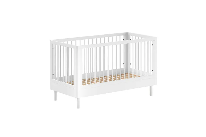 Spjälsäng med sköttenhet garderob Jaxx Forrest Jaxx White - Huonekalut - Lasten kalusteet - Lasten huonekalusetti