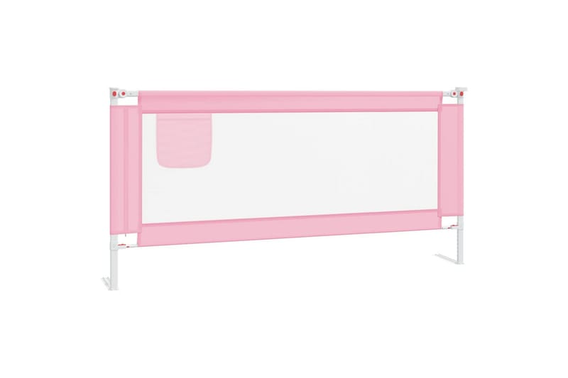 Turvalaita sänkyyn pinkki 190x25 cm kangas - Pinkki - Huonekalut - Lasten kalusteet - Lastensängyt & juniorisängyt