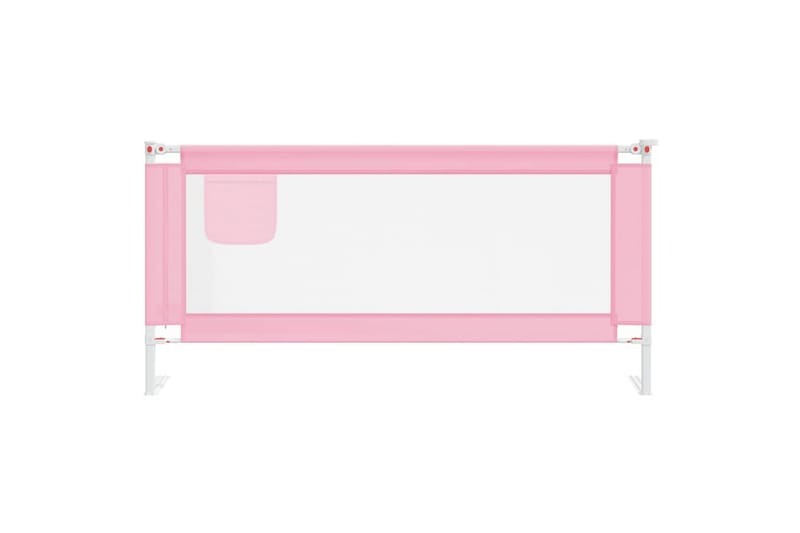Turvalaita sänkyyn pinkki 190x25 cm kangas - Pinkki - Huonekalut - Lasten kalusteet - Lastensängyt & juniorisängyt
