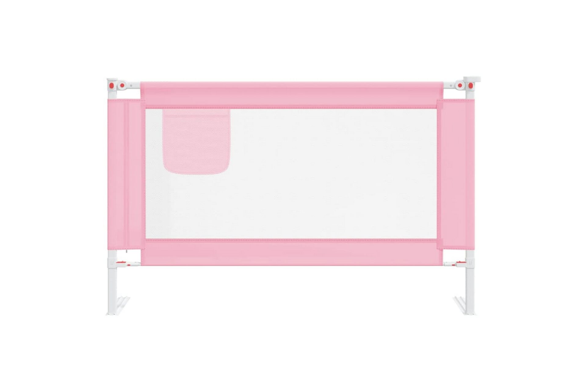 Turvalaita sänkyyn pinkki 120x25 cm kangas - Pinkki - Huonekalut - Lasten kalusteet - Lastensängyt & juniorisängyt