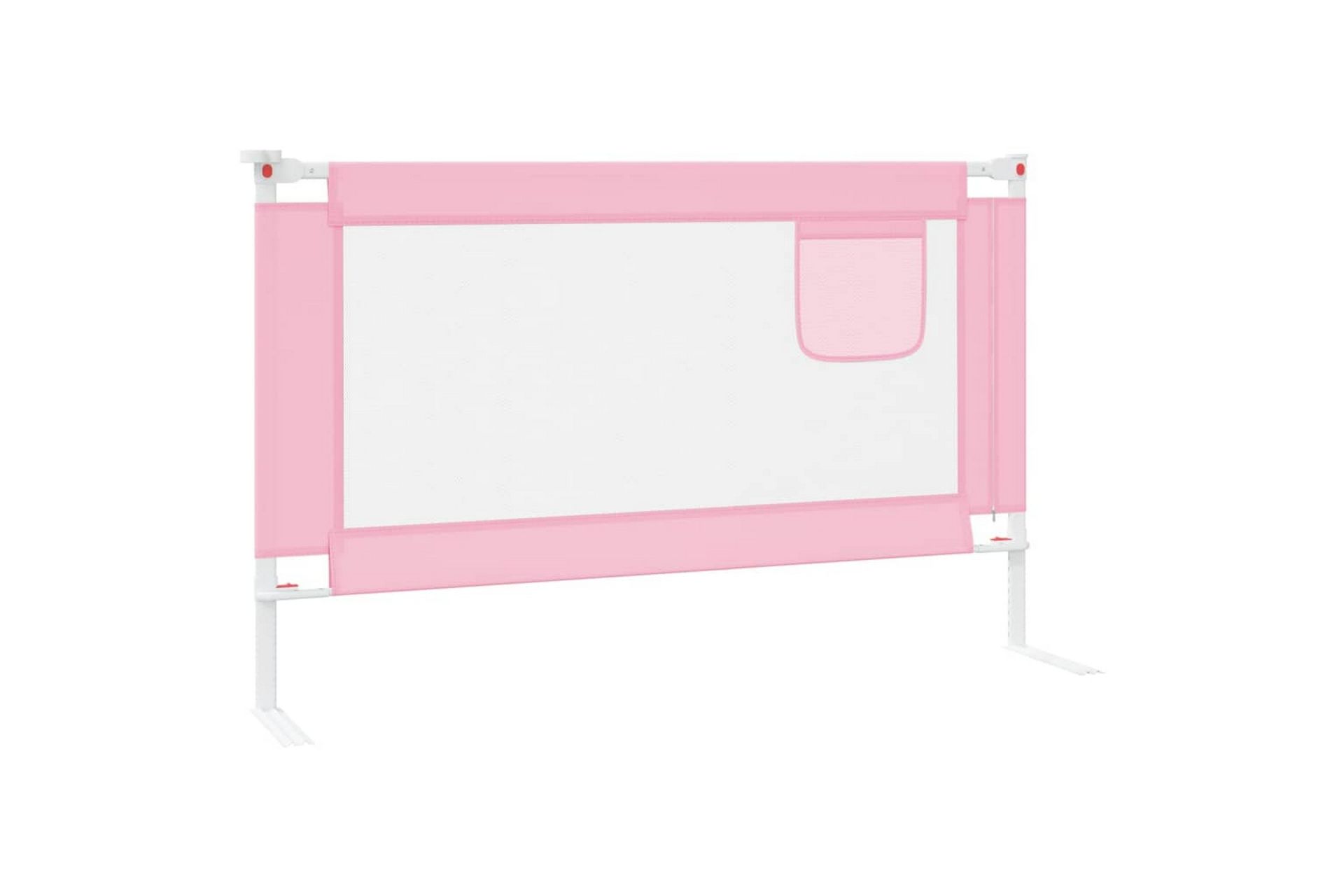 Turvalaita sänkyyn pinkki 120x25 cm kangas - Pinkki - Huonekalut - Lasten kalusteet - Lastensängyt & juniorisängyt