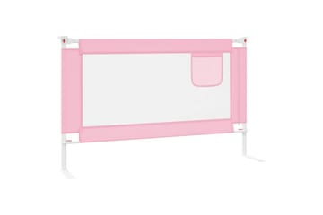 Turvalaita sänkyyn pinkki 120x25 cm kangas - Pinkki - Huonekalut - Lasten kalusteet - Lastensängyt & juniorisängyt