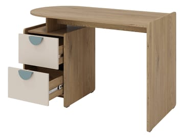 Zarek-makuuhuoneen kalustesetti - ruskea, beige ja sininen - Huonekalut - Lasten kalusteet - Lasten huonekalusetti