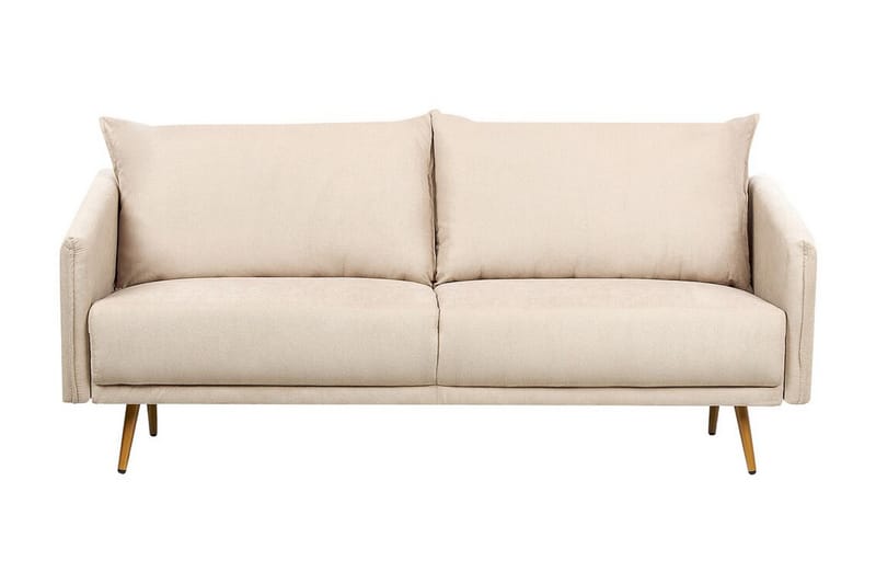 Maurana Sohva 3-istuttava - Beige/Kulta - Huonekalut - Sohva - 3:n istuttava sohva