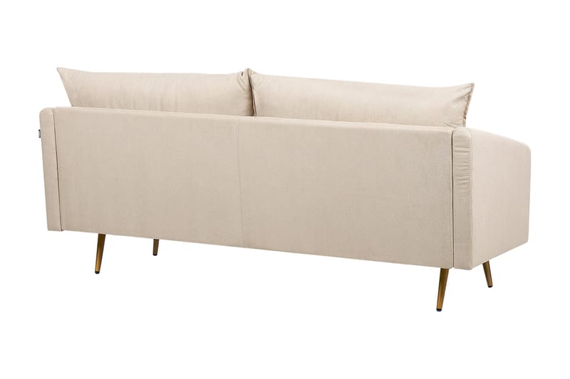 Maurana Sohva 3-istuttava - Beige/Kulta - Huonekalut - Sohva - 3:n istuttava sohva