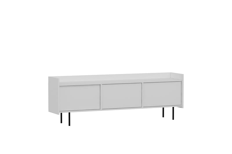 Atlas tv-taso 183,6x37 cm valkoinen - Hanah Home - Huonekalut - TV- & Mediakalusteet - Tv taso & Mediataso