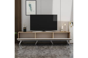 Valentina tv-taso 180x35 cm valkoinen - Hanah Home - Huonekalut - TV- & Mediakalusteet - Tv taso & Mediataso