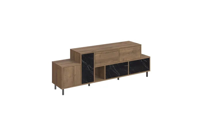 Hermes Tv-möbelset 171,2x35,6 cm Beige Brown/Black, undefined