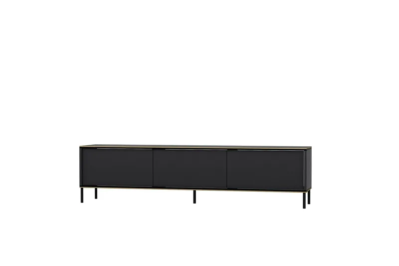 Imaj tv-taso 180x35 cm musta, Hanah Home