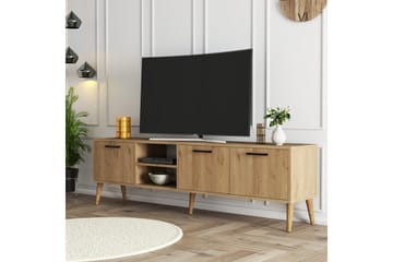 Essexa TV-taso 180x35 cm ruskea - Huonekalut - TV- & Mediakalusteet - Tv taso & Mediataso