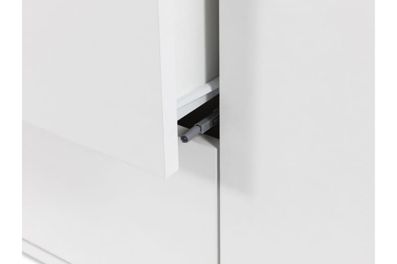 Agawal lattiamallinen tv-taso 141 cm säilytystilalla maalattua puuta - Beige - Huonekalut - TV- & Mediakalusteet - Tv taso & Mediataso