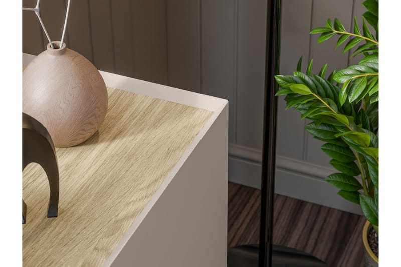Akie TV-taso 200 cm - Beige - Huonekalut - TV- & Mediakalusteet - Tv taso & Mediataso