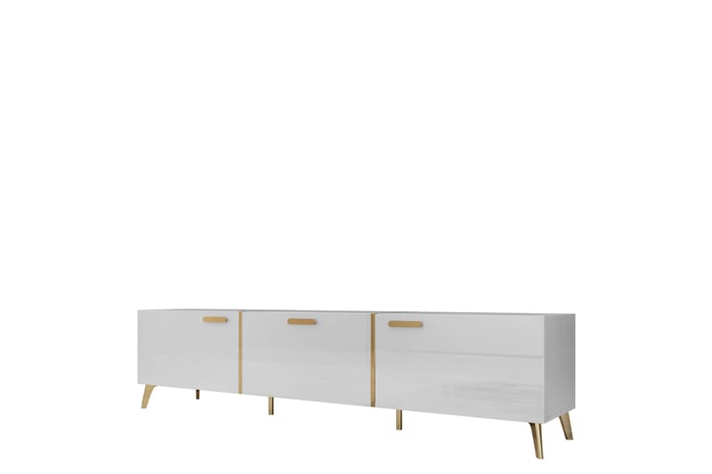 Akihiko TV-taso 204 cm, Valkoinen