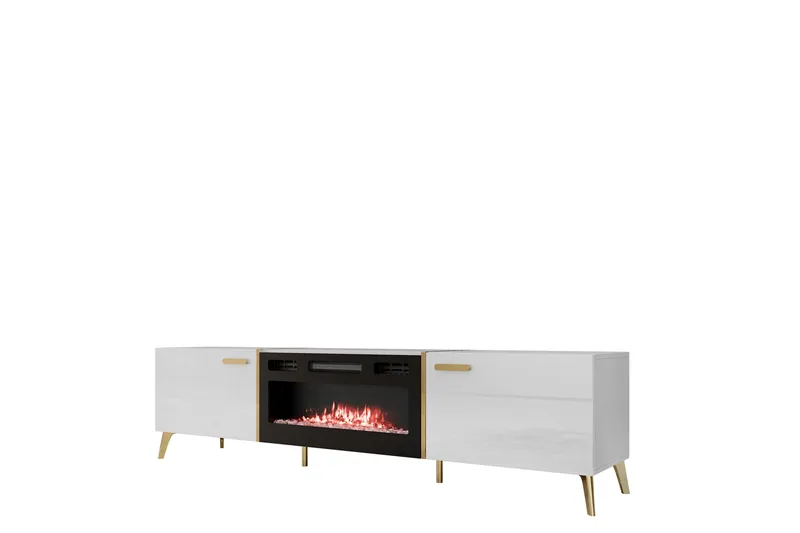 Akihiko TV-taso 214 cm, Valkoinen