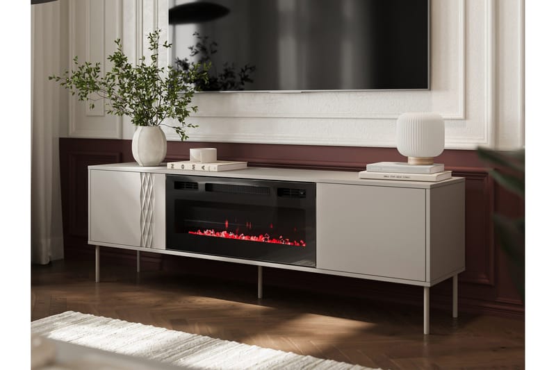 Akiko TV-taso 180 cm - Beige - Huonekalut - TV- & Mediakalusteet - Tv taso & Mediataso