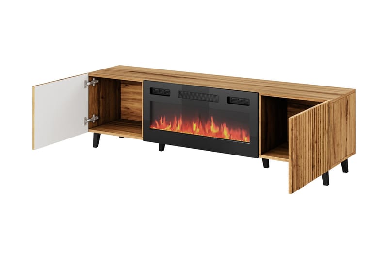 Akimasa TV-taso 181 cm - Luonnonväri - Huonekalut - TV- & Mediakalusteet - Tv taso & Mediataso