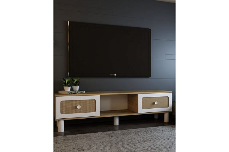 Amarinda TV-taso 150 cm - Ruskea - Huonekalut - TV- & Mediakalusteet - Tv taso & Mediataso