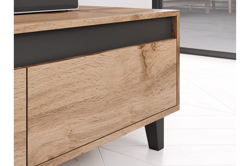 Amshyttan TV-taso 185 cm - Ruskea - Huonekalut - TV- & Mediakalusteet - Tv taso & Mediataso