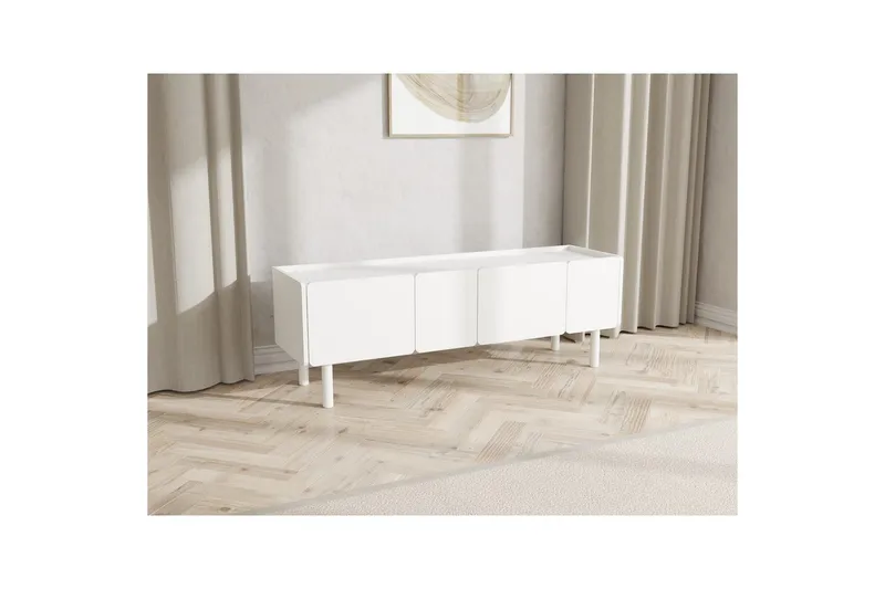 Anno TV-taso 160 cm - Valkoinen - Huonekalut - TV- & Mediakalusteet - Tv taso & Mediataso