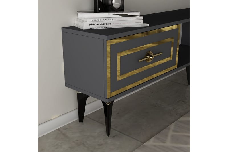 Barriet TV-kalustesarja 150x29,6 cm - Antrasiitti - Huonekalut - TV- & Mediakalusteet - TV-kalustepaketti