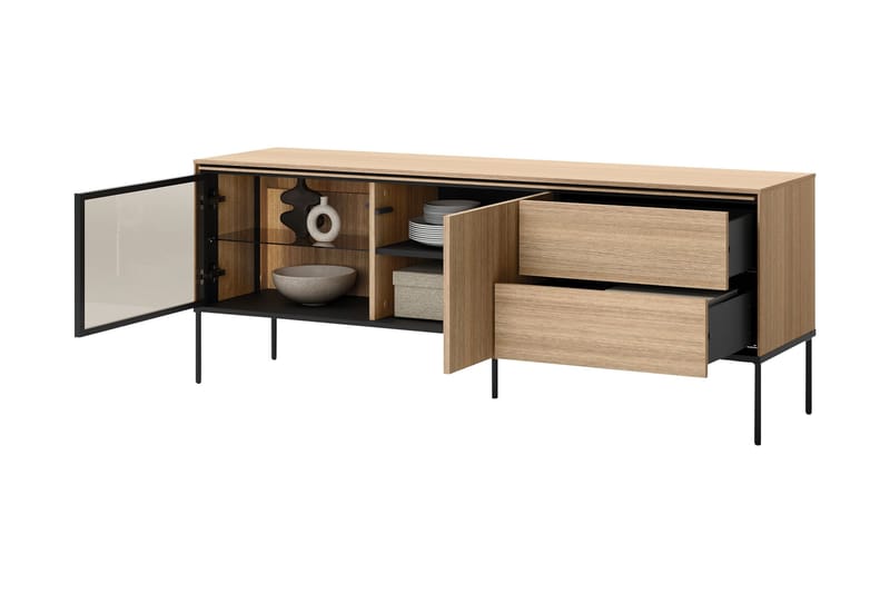 Basici Tv-Taso 167x41 cm - Ruskea - Huonekalut - TV- & Mediakalusteet - Tv taso & Mediataso