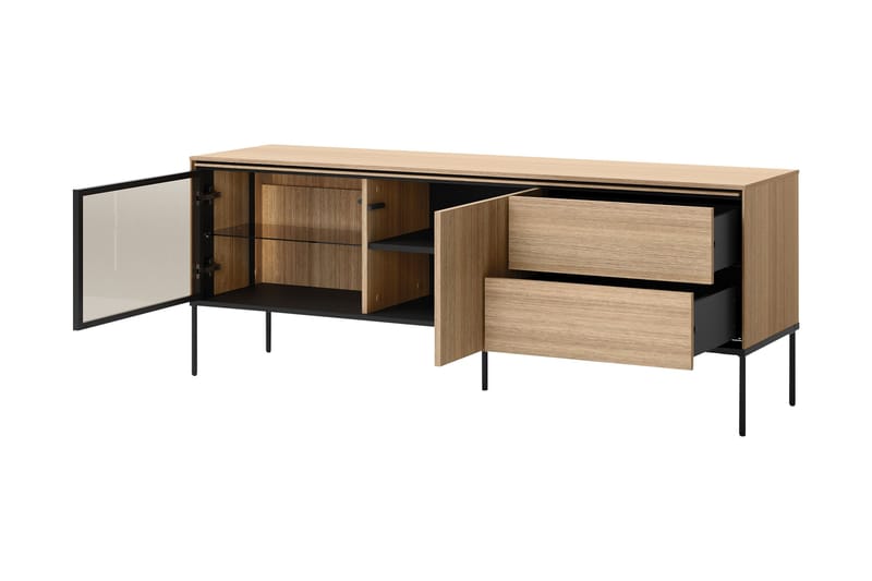 Basici Tv-Taso 167x41 cm - Ruskea - Huonekalut - TV- & Mediakalusteet - Tv taso & Mediataso