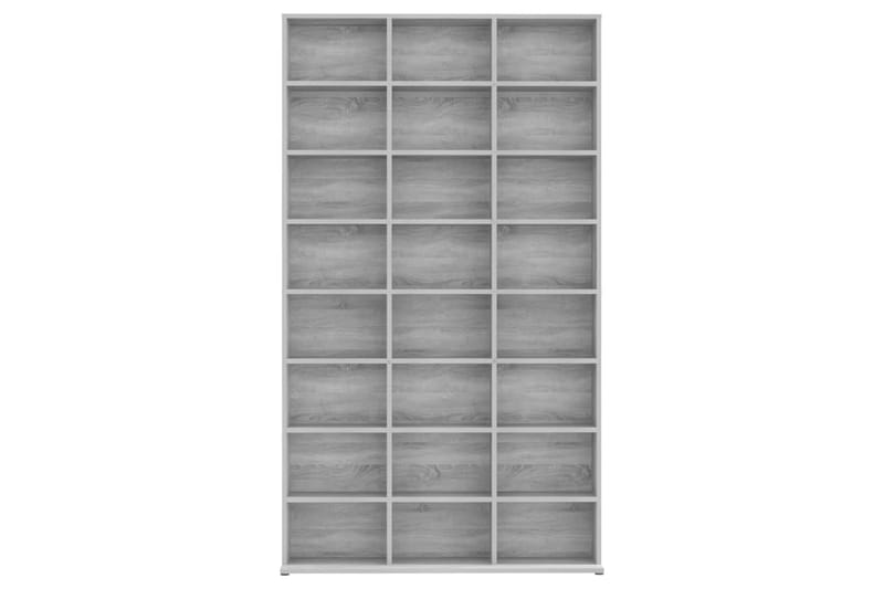 beBasic CD-hylly harmaa Sonoma 102x23x177,5 cm tekninen puu - Harmaa - Huonekalut - TV- & Mediakalusteet - CD-hylly & DVD-hylly
