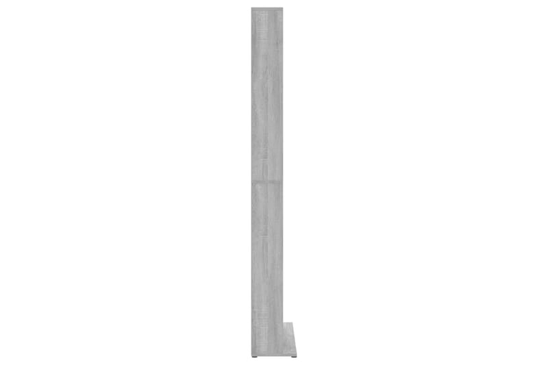 beBasic CD-hylly harmaa Sonoma 102x23x177,5 cm tekninen puu - Harmaa - Huonekalut - TV- & Mediakalusteet - CD-hylly & DVD-hylly