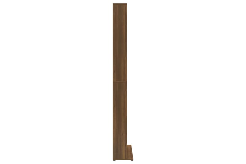 beBasic CD-hylly ruskea tammi 102x23x177,5 cm tekninen puu - Ruskea - Huonekalut - TV- & Mediakalusteet - CD-hylly & DVD-hylly