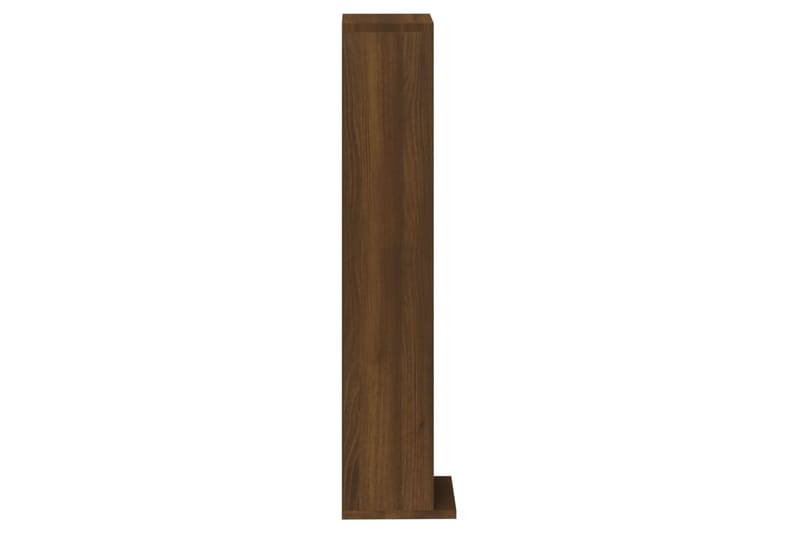 beBasic CD-hylly ruskea tammi 21x20x88 cm tekninen puu - Ruskea - Huonekalut - TV- & Mediakalusteet - CD-hylly & DVD-hylly