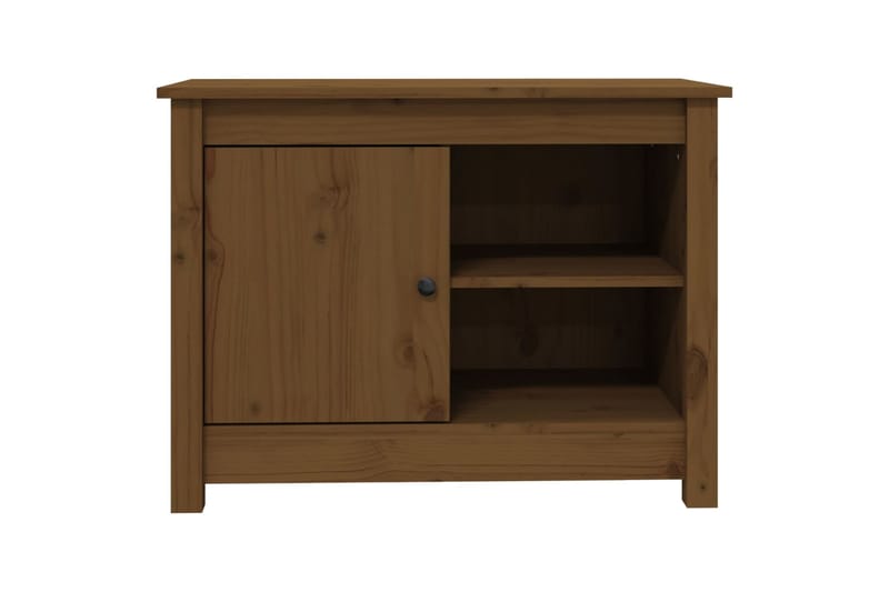 beBasic TV-kaappi hunajanruskea 70x36,5x52 cm täysi mänty - Ruskea - Huonekalut - TV- & Mediakalusteet - Tv taso & Mediataso